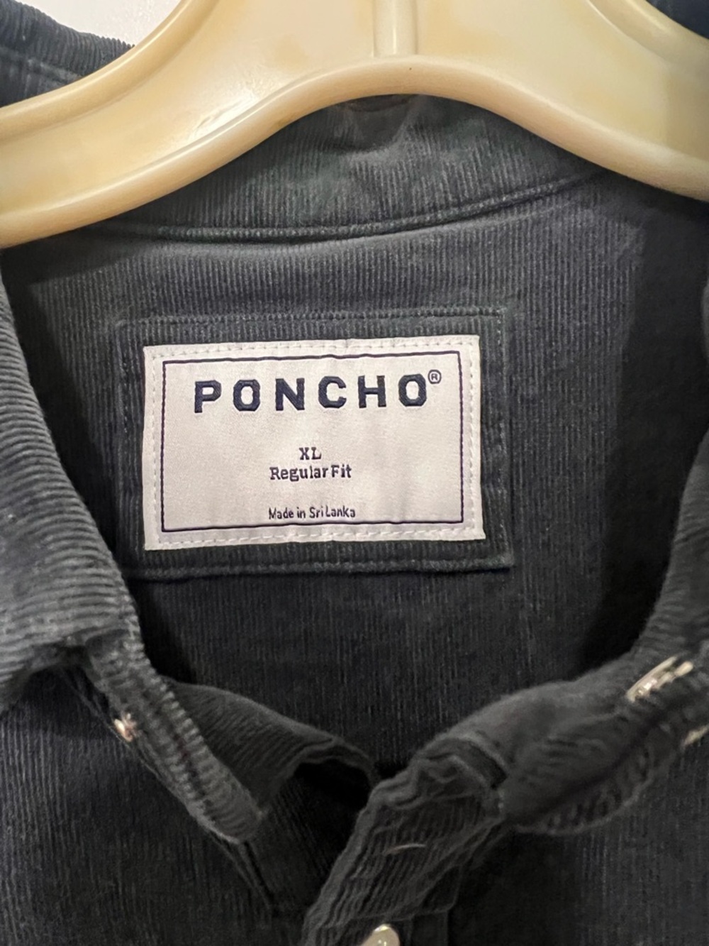 Poncho - THE BARTON SPRINGS Corduroy buttondown - Picture 4 of 6